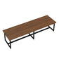 Industrial Solid Wood Table for Restaurant Dining Table with Trestle Base Clearhalo 'Dining Tables & Seating' 'Dining Tables' 'dining_table' 'furn' 'furn_dining_table' 'Furniture' 'furniture_dining_table' 'Kitchen & Dining Furniture' 1200x1200_a88a6037-d106-47e4-b5ea-afe9af3d371f