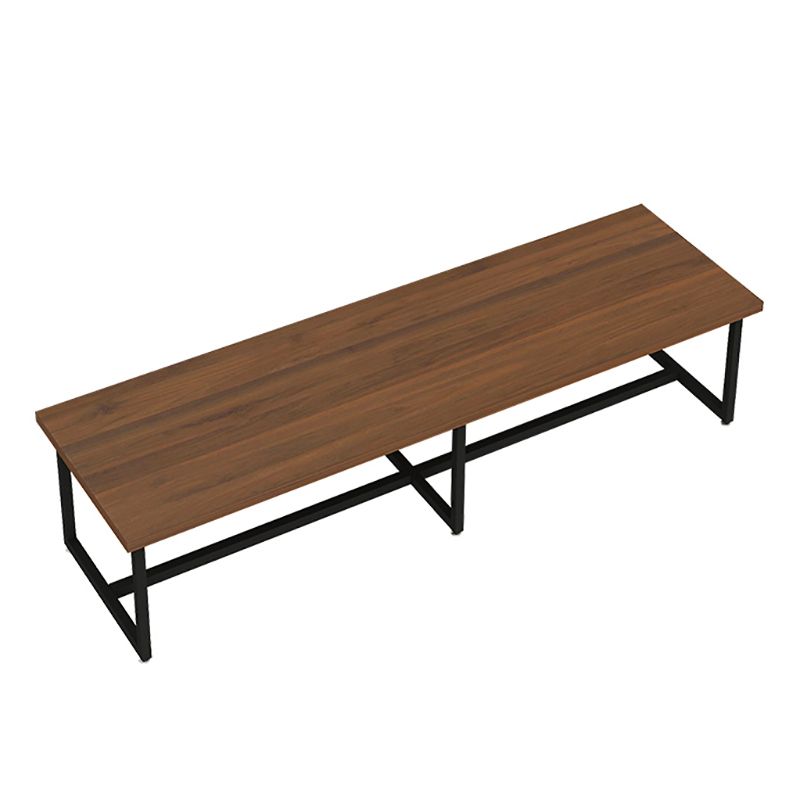 Industrial Solid Wood Table for Restaurant Dining Table with Trestle Base Clearhalo 'Dining Tables & Seating' 'Dining Tables' 'dining_table' 'furn' 'furn_dining_table' 'Furniture' 'furniture_dining_table' 'Kitchen & Dining Furniture' 1200x1200_a88a6037-d106-47e4-b5ea-afe9af3d371f