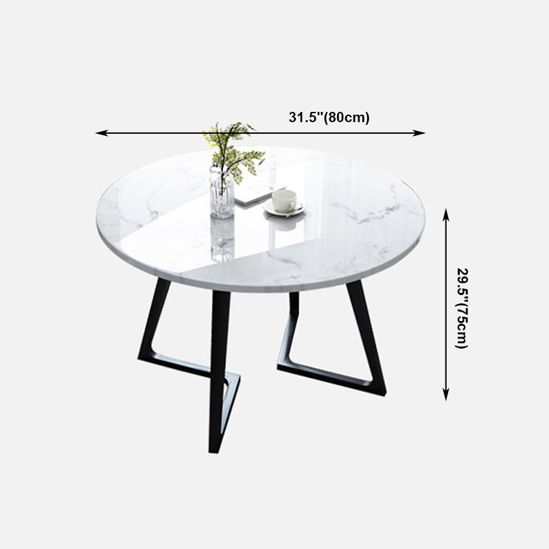 Double Pedestal Stone Table Industrial Style Dining Room Table for Indoor Clearhalo ' dining_table' 'Dining Tables & Seating' 'Dining Tables' 'furn' 'furn_dining_table' 'Furniture' 'furniture_dining_table' 'Kitchen & Dining Furniture' 'kitchen&dining_furn' 'kitchen' 'kitchen_dining_table' 1200x1200_a88b6f97-28cb-496d-ada8-2225dc269c20