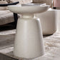 Round White Metal Coffee Table Pedestal 1 Single Cocktail Table Clearhalo 'Coffee & Accent Tables' 'Coffee Tables' 'coffee_tables' 'furn' 'furn_coffee_tables' 'Furniture' 'Living Room Furniture' 1200x1200_a88c12c5-ade5-41d9-a783-4c10c22621bf