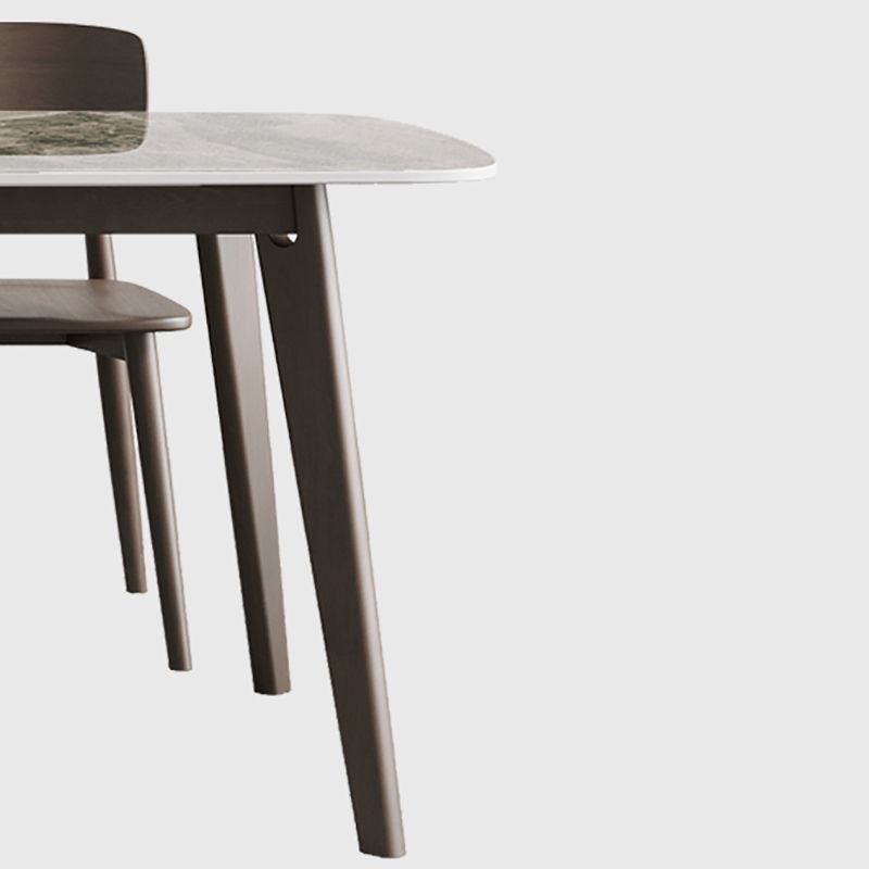Medieval Modern Sintered Stone Dining Table Rectangle Table with 4 Legs Clearhalo 'Dining Tables & Seating' 'Dining Tables' 'dining_table' 'furn' 'furn_dining_table' 'Furniture' 'furniture_dining_table' 'Kitchen & Dining Furniture' 'kitchen' 'kitchen_dining_table' 1200x1200_a8911f0c-638e-4b1d-a45a-e49716568acb