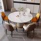 Glam Dining Set Stone 1/2/5/7 Pieces Dining Turntable Furniture for Home Clearhalo 'Dining Room Sets' 'Dining Tables & Seating' 'dining_room_set' 'furn' 'furn_dining_room_set' 'Furniture' 'Kitchen & Dining Furniture' 1200x1200_a8919ae8-ce9e-4f99-98fa-7655a017b5fd