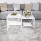 Frame 2 Nesting Square Coffee Table Set Black Iron Cocktail Table with Storage Shelf Clearhalo 'Coffee & Accent Tables' 'Coffee Tables' 'coffee_tables' 'furn' 'furn_coffee_tables' 'Furniture' 'Living Room Furniture' 1200x1200_a8948f72-44bc-463b-9d9e-4b172bc3046d