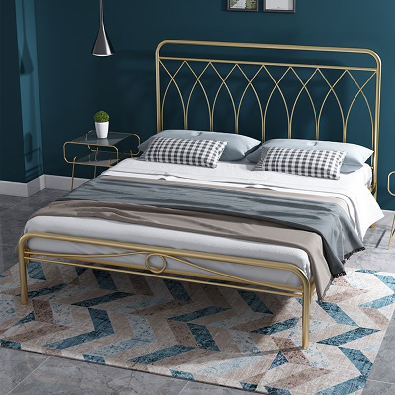 Open frame bed met hoofdeinde en voetbord rechthoekig hoofdeinde