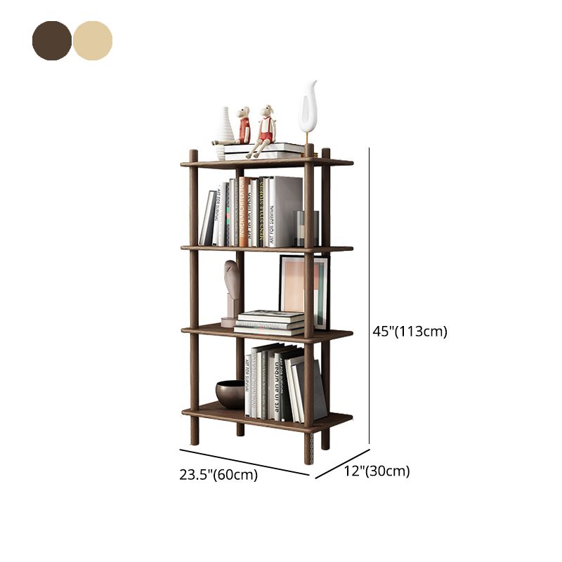 Modern Style Open Bookshelf Solid Wood Etagere Shelf Bookcase for Home Clearhalo 'Bookcases' 'furn' 'furn_bookcases' 'Furniture' 'furniture_bookcases' 'kitchen' 'kitchen_bookcases' 'Living Room Furniture' 'Office Furniture' 1200x1200_a89757cf-56c9-4255-966b-70a6186638af
