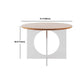 Round Dining Table Set 1/2/3/4 Pcs Acrylic Base Table and Chairs Clearhalo 'Dining Room Sets' 'Dining Tables & Seating' 'dining_room_set' 'furn' 'furn_dining_room_set' 'Furniture' 'Kitchen & Dining Furniture' 1200x1200_a89b547f-7d11-44cd-8362-7e7544a0b48d