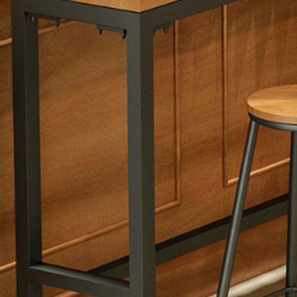 Solid Wood Bar Table Set 1/4/6/7 Pcs Industrial Bar Table and Stools Clearhalo 'Bar Furniture' 'furn' 'furn_home_bar_bar_sets' 'Furniture' 'Home Bars & Bar Sets' 'home_bar_bar_sets' 'Kitchen & Dining Furniture' 1200x1200_a89c280e-cedc-46dc-a7b8-21b52cec098d