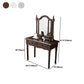 3-Piece Set Makeup Vanity Victorian Mirror and Stool Dressing Desk Clearhalo 'Bedroom Furniture' 'furn' 'furn_makeup_vanities' 'Furniture' 'Makeup Vanities' 'makeup_vanities' 1200x1200_a89c7a34-e958-45a5-90c9-4859a26af6cd