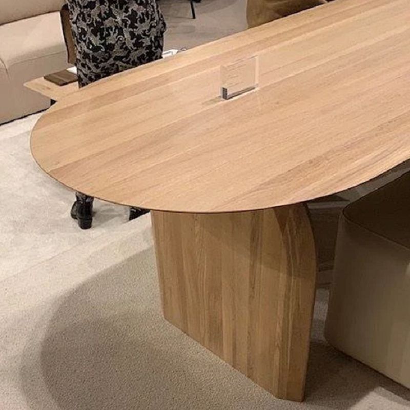 Tavolo da pranzo in stile contemporaneo tavolo naturale in legno per casa cucina