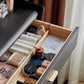 Modern Black Dressing Table Stool Set Wooden Vanity Dressing Table for Bedroom