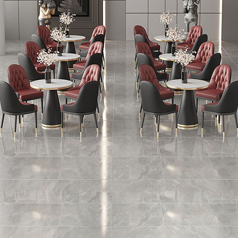 Modern Style Dining Table White Top Sintered Stone Table for Dining Room Clearhalo 'Dining Tables & Seating' 'Dining Tables' 'dining_table' 'furn' 'furn_dining_table' 'Furniture' 'Kitchen & Dining Furniture' 1200x1200_a89e7620-b5c0-46c9-b92f-2d1e583ee6b6