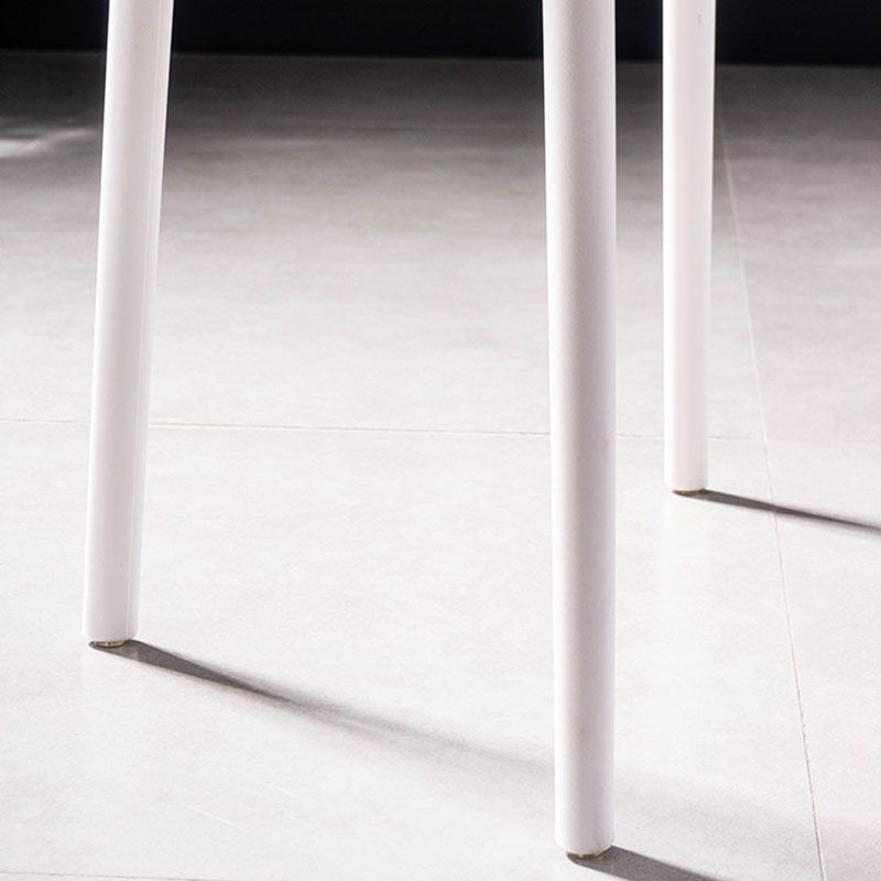 Contemporary Style Kitchen Chair Plastic Armless Open Back Dining Side Chair Clearhalo ' kitchen&dining_furn' 'Dining Chairs' 'Dining Tables & Seating' 'dining_chair' 'furn' 'furn_dining_chair' 'Furniture' 'furniture_dining_chair' 'Kitchen & Dining Furniture' 'kitchen' 1200x1200_a89ee44b-308d-4d65-b674-1a0ef7443554