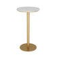 Marble Bar Table Glam Style Gold Base Bistro Table for Indoor Clearhalo 'Bar Furniture' 'Bar Tables' 'bar_tables' 'furn' 'furn_bar_tables' 'Furniture' 'furniture_bar_tables' 'Kitchen & Dining Furniture' 'kitchen&dining_furn' 'kitchen' 1200x1200_a89f3683-9497-4623-8703-3ab71804a617