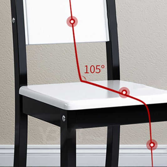 Home Industrial Wood Dining Chair Armless Open Back Dining Side Chair (Set of 2) Clearhalo ' kitchen&dining_furn' 'Dining Chairs' 'Dining Tables & Seating' 'dining_chair' 'furn' 'furn_dining_chair' 'Furniture' 'furniture_dining_chair' 'Kitchen & Dining Furniture' 'kitchen' 1200x1200_a8a07c6a-71b6-449f-b9cf-be93bbd673bf