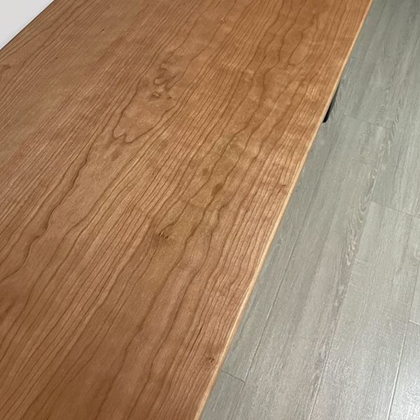 Modern Pine Wood Table Restaurant Dining Table with Acrylic Double Pedestal Base Clearhalo ' dining_table' 'Dining Tables & Seating' 'Dining Tables' 'furn' 'furn_dining_table' 'Furniture' 'furniture_dining_table' 'Kitchen & Dining Furniture' 'kitchen&dining_furn' 'kitchen' 'kitchen_dining_table' 1200x1200_a8a0d1b8-c049-4061-8305-ec8b825b0e3b