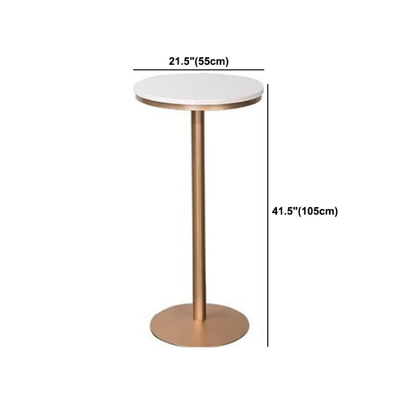 Glam 1/2/3 Pieces Sintered Stone Bar Table Set Round Counter Set for Home Use Clearhalo 'Bar Furniture' 'furn' 'furn_home_bar_bar_sets' 'Furniture' 'Home Bars & Bar Sets' 'home_bar_bar_sets' 'Kitchen & Dining Furniture' 1200x1200_a8a1e7aa-c106-4f97-913d-effbadd7213d