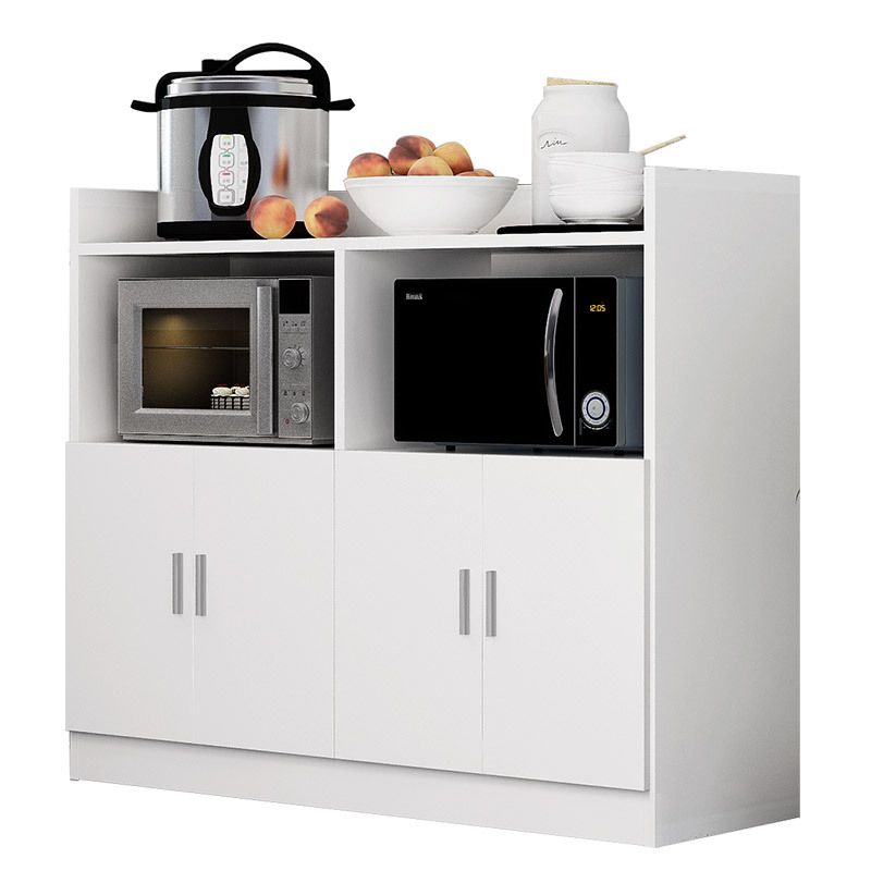 Contemporary Style Dining Buffet Wood Sideboard Table with Cabinets Clearhalo 'buffet_sideboard' 'Buffets & Sideboards' 'furn' 'furn_buffet_sideboard' 'Furniture' 'Kitchen & Dining Furniture' 1200x1200_a8a22671-7aba-4890-ba80-c96158f2ee98