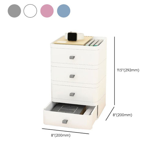 Classeur moderne acrylique de classement latéral pour le bureau à domicile