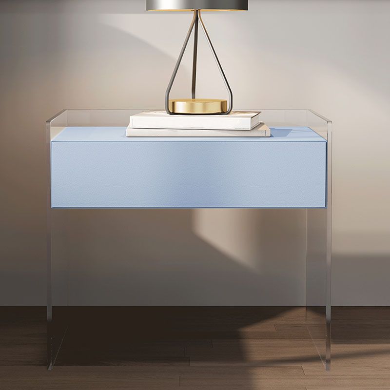 Mesa de almacenamiento de cajones modernos de madera sólida 1 Cajón de cajones de la cama de cajón