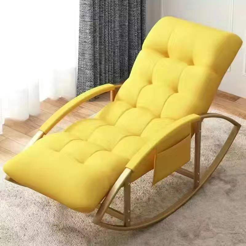 Indoor Single Sofa Rocking Chair Glam Style Rocking Chair with Cushion Clearhalo 'Chairs & Seating' 'furn' 'furn_rocking_chairs' 'Furniture' 'Living Room Furniture' 'Rocking Chairs' 'rocking_chairs' 1200x1200_a8a71cd6-7810-4e9b-9684-9bab62d0ce1b