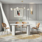 Sintered Stone Dining Table Modern White Furniture with Double Pedestal for Office Clearhalo 'Dining Tables & Seating' 'Dining Tables' 'dining_table' 'furn' 'furn_dining_table' 'Furniture' 'Kitchen & Dining Furniture' 1200x1200_a8aa6a4e-4313-49f8-b251-7ef9fc136ef1