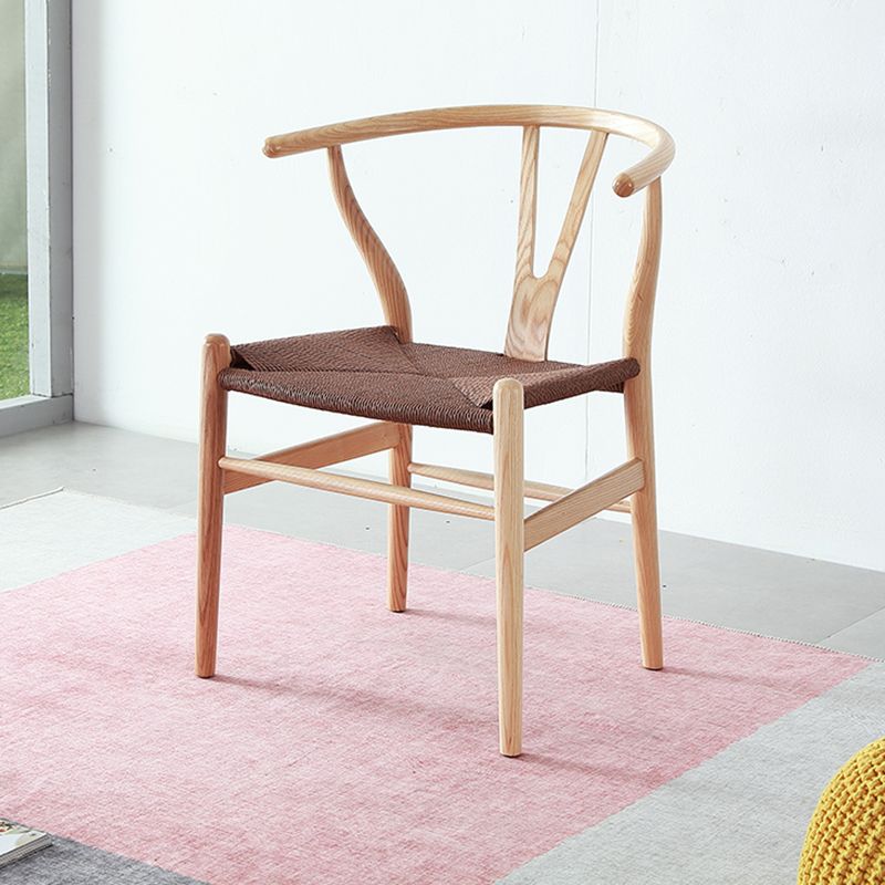 Contemporary Style Ash Wood Chair Dining Room Fork Bone Back Chairs Set Clearhalo ' kitchen&dining_furn' 'Dining Chairs' 'Dining Tables & Seating' 'dining_chair' 'furn' 'furn_dining_chair' 'Furniture' 'furniture_dining_chair' 'Kitchen & Dining Furniture' 'kitchen' 1200x1200_a8ab3330-49a8-483b-bdfc-a96cc37d6e1a