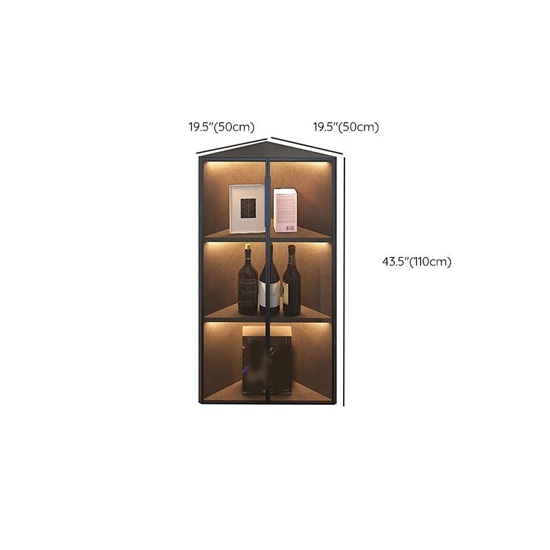 Legno in vetro angolare senza accento contemporaneo angosciante