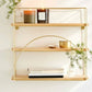 Floating Metal Bookshelf Luxury Gold Open Bookcase with Shelves