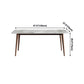 Sintered Stone Dining Table Mid-Century Style 4 Legs Rectangle Table for Dining Room Clearhalo ' dining_table' 'Dining Tables & Seating' 'Dining Tables' 'furn' 'furn_dining_table' 'Furniture' 'furniture_dining_table' 'Kitchen & Dining Furniture' 'kitchen&dining_furn' 'kitchen' 'kitchen_dining_table' 1200x1200_a8ad75c8-b05a-45c9-b3b2-9a751c9f350c