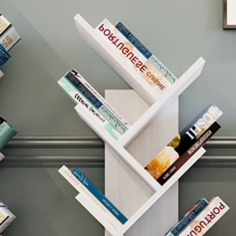 Libreria moderna in legno geometrica libreria chiusa a brunish