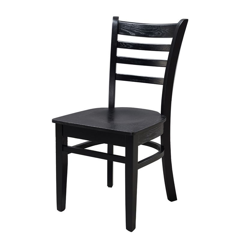 Traditional Wood Dining Side Chair 16.5'' Wide Ladder Back Chair for Home Use Clearhalo ' kitchen&dining_furn' 'Dining Chairs' 'Dining Tables & Seating' 'dining_chair' 'furn' 'furn_dining_chair' 'Furniture' 'furniture_dining_chair' 'Kitchen & Dining Furniture' 'kitchen' 1200x1200_a8af26cb-7c55-40d7-8085-a033b13df950