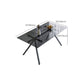 Simplicity Style Rectangle Glass Dining Site Table with 4-foot Clearhalo 'Dining Tables & Seating' 'Dining Tables' 'dining_table' 'furn' 'furn_dining_table' 'Furniture' 'Kitchen & Dining Furniture' 1200x1200_a8afb806-ca53-46fd-81b6-ace12c3c19c2