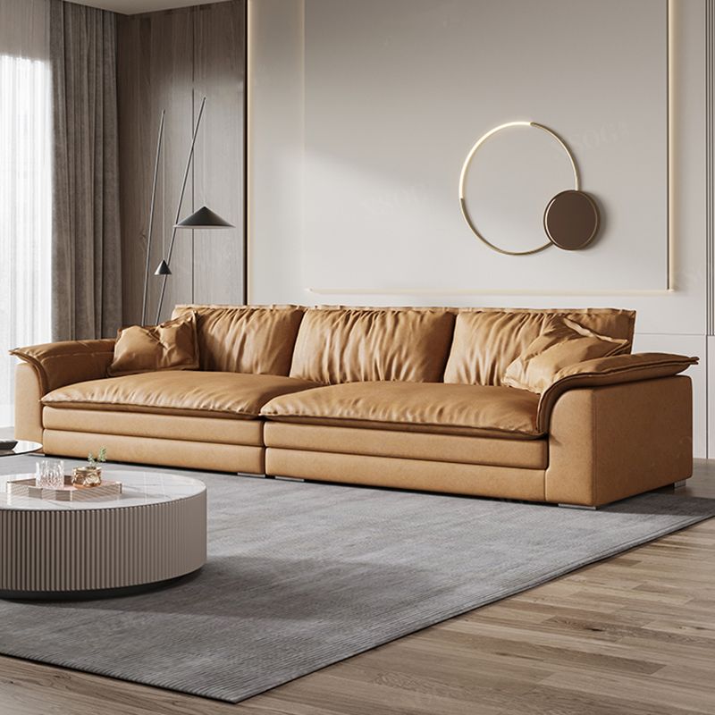 29.53" H Modern Square Arm Sofa with Multiple Cushion Seat for Living Room,Apartment Clearhalo 'furn' 'furn_sofas' 'Furniture' 'furniture_sofas' 'kitchen' 'kitchen_sofas' 'Living Room Furniture' 'Sofa' 'sofas' 1200x1200_a8b13926-89d7-42af-ae25-dcbd46d7c710