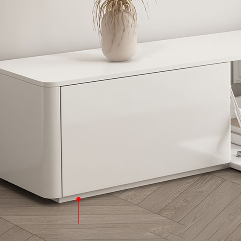 Faux Wood Media Console Contemporary White TV Stand Console with Drawers Clearhalo 'furn' 'furn_tv_stands_entertainment_centers' 'Furniture' 'Living Room Furniture' 'TV Stands & Entertainment Centers' 'TV Stands & Media Storage Furniture' 'tv_stands_entertainment_centers' 1200x1200_a8b215b6-af31-4b1a-b797-3bc008b71bd8