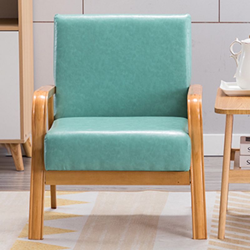 Arm Chair 25.19" L x 25.98" W x 29.52" H Solid Wood Frame Accent Armchair Clearhalo 'Accent Chairs' 'accent_chairs' 'Chairs & Seating' 'furn' 'furn_accent_chairs' 'Furniture' 'Living Room Furniture' 1200x1200_a8b2a234-3a91-4bf5-8b10-25f1066d4098