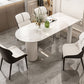 Contemporary Dining Table Sintered Stone Table with 3 White Legs for Dining Clearhalo ' dining_table' 'Dining Tables & Seating' 'Dining Tables' 'Furniture' 'furniture_dining_table' 'Kitchen & Dining Furniture' 'kitchen&dining_furn' 'kitchen' 'kitchen_dining_table' 1200x1200_a8b4762e-1734-4af5-a763-3a609b90030e