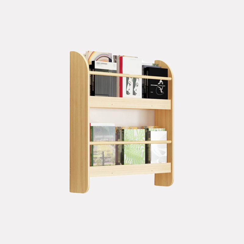 Contemporary Wall Unit Bookshelf Natural Pine Wood Bookcase for Bedroom Clearhalo 'Bookcases' 'furn' 'furn_bookcases' 'Furniture' 'furniture_bookcases' 'Office Furniture' 1200x1200_a8b4c2af-f88d-4658-87aa-c16d2685d90f