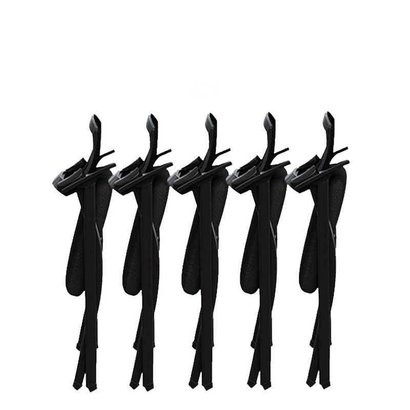 Moderne stalen frame conferentie stoel gaas midden achterkant vaste wapenstoel