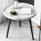Nordic Round Coffee Table Tea/Black/White Cocktail Table for Living Room Clearhalo 'Coffee & Accent Tables' 'Coffee Tables' 'coffee_tables' 'furn' 'furn_coffee_tables' 'Furniture' 'Living Room Furniture' 1200x1200_a8b55897-b4b9-4fd9-8208-d5446ef1a0bb