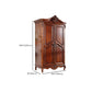 French Country Wardrobe Armoire Wood Wardrobe Closet for Bedroom