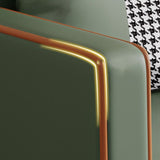 Sof de dos cousu de salon contemporain canapé en cuir