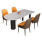 Stone Top Dining Table Modern Dining Table with 3 Legs in Black Clearhalo 'Dining Tables & Seating' 'Dining Tables' 'dining_table' 'furn' 'furn_dining_table' 'Furniture' 'Kitchen & Dining Furniture' 1200x1200_a8b96666-2a7a-4974-8dc1-3fb033878c30