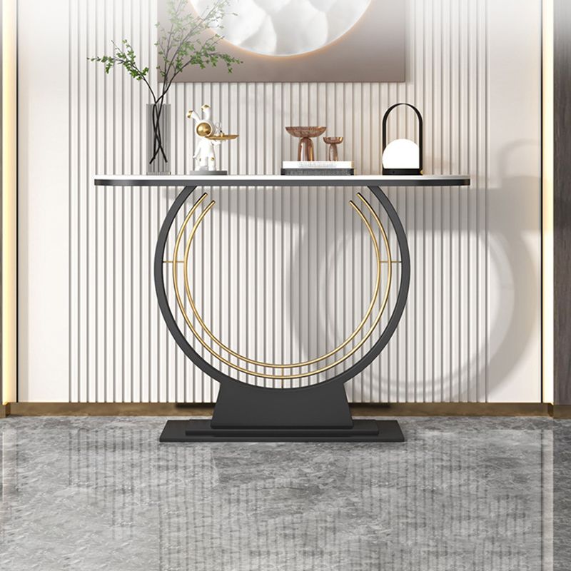 Tavolo con console piedistallo a mezza7 glam resistente al graffio