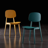 Plastic Scandinavian Armless Dining Chairs Open Back Side Chair (Set of 4) Clearhalo ' kitchen&dining_furn' 'Dining Chairs' 'Dining Tables & Seating' 'dining_chair' 'furn' 'furn_dining_chair' 'Furniture' 'furniture_dining_chair' 'Kitchen & Dining Furniture' 'kitchen' 1200x1200_a8bd3e28-0334-49de-99e5-c8910a581607