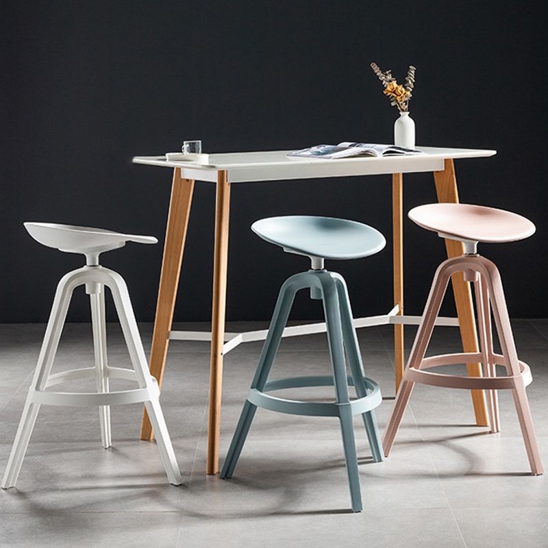 Industrial Low Back Counter Stool Metal Counter Height Stools with Swivel Clearhalo 'Bar Furniture' 'Bar Stools' 'bar_stools' 'furn' 'furn_bar_stools' 'Furniture' 'Kitchen & Dining Furniture' 1200x1200_a8c2724e-f2c7-4dbf-99c8-335708d35545