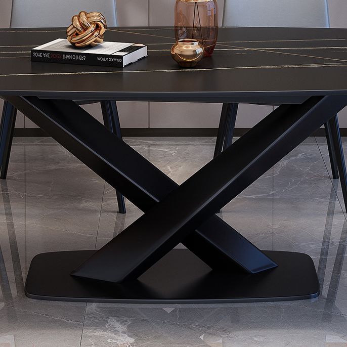 Rectangle Luxury Dining Table Four-Color Fixed Table with Sintered Stone Clearhalo ' dining_table' 'Dining Tables & Seating' 'Dining Tables' 'furn' 'furn_dining_table' 'Furniture' 'furniture_dining_table' 'Kitchen & Dining Furniture' 'kitchen&dining_furn' 'kitchen' 'kitchen_dining_table' 1200x1200_a8c4176a-3770-43d4-ab1d-9bdccb9f9f9b