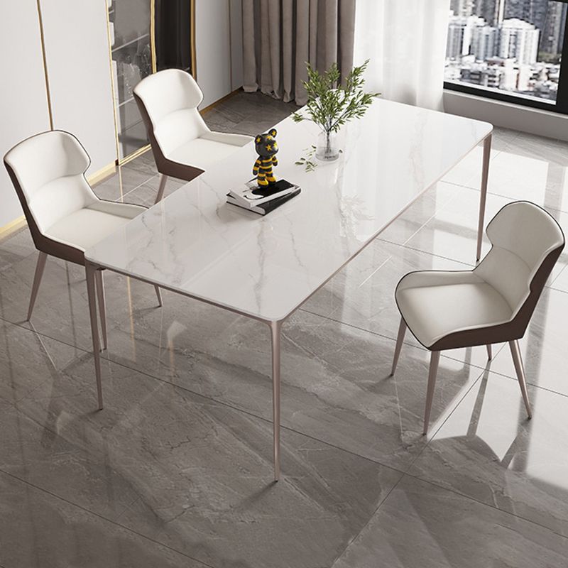 Modern Style Side Chair Metal Solid Back Dining Room Chair for Kitchen Clearhalo 'Dining Chairs' 'Dining Tables & Seating' 'dining_chair' 'furn' 'furn_dining_chair' 'Furniture' 'Kitchen & Dining Furniture' 1200x1200_a8c77edf-c787-4f68-aee1-60c69b5326dc