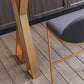 White Glam Style Bar Table in Faux Marble and Metal Bar Table for Dining Room Clearhalo 'Bar Furniture' 'Bar Tables' 'bar_tables' 'furn' 'furn_bar_tables' 'Furniture' 'furniture_bar_tables' 'Kitchen & Dining Furniture' 1200x1200_a8cc0f46-8665-4fba-8c1b-a57ff2ff2bdd