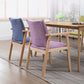 Contemporary Style Solid Wood Open Back Arm Chair Kitchen Dining Room Chairs Clearhalo ' kitchen&dining_furn' 'Dining Chairs' 'Dining Tables & Seating' 'dining_chair' 'furn' 'furn_dining_chair' 'Furniture' 'furniture_dining_chair' 'Kitchen & Dining Furniture' 'kitchen' 1200x1200_a8cc3ec9-5aa8-484e-9414-a076f34dcb59