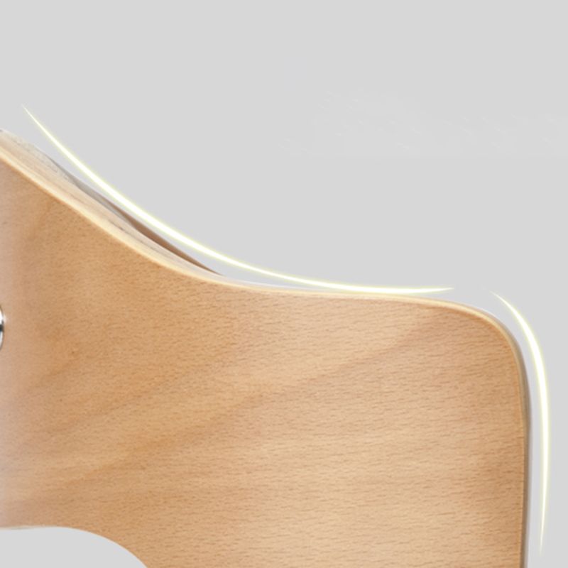 Modern Rotatable Backrest Counter Stool Steel Household Bar Stool with Pulley and Cushion Clearhalo 'Bar Furniture' 'Bar Stools' 'bar_stools' 'furn' 'furn_bar_stools' 'furniture_bar_stools' 'Kitchen & Dining Furniture' 'kitchen&dining_furn' 'kitchen' 'kitchen_furn' Furniture' 1200x1200_a8cfb9fc-fbdf-4085-9330-9bd16b25d410